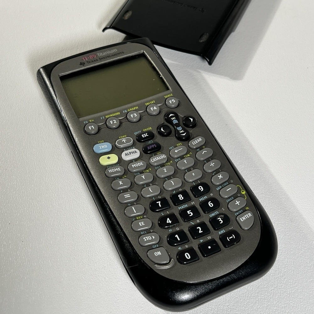 Texas Instruments TI-89 Titanium Graphing Calculator Tested Working W/cover